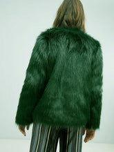 High Potential Kaitlin Olson Green Fur Coat women